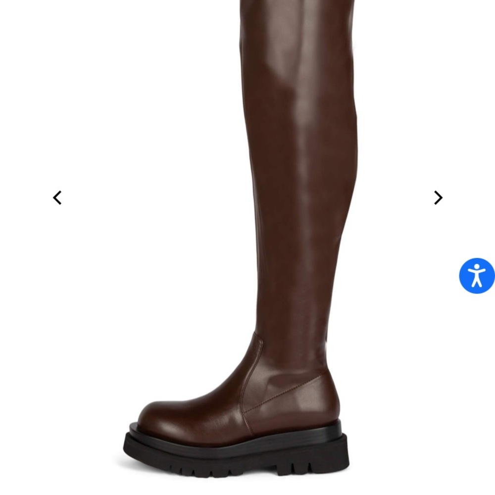 Jeffrey Campbell Dark Brown Over the Knee Boots